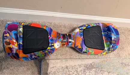 Hoverboard with Graffiti Print