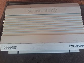 AMPLIFICADOR AMPLIFIER SOUNDSTREAM 2000.1 MONO BLOCK GOOD CONDICIÓN ABLO ESPAÑOL
