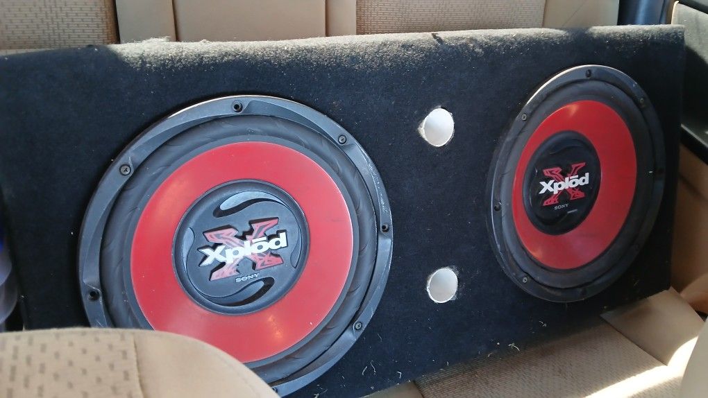 10" Sony Xpl9d Sub Woofers