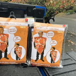 Child Kid Children Pizza Slice Halloween Costume  Age 3 And Above Brand New Never Used  $20 Each 