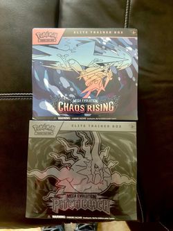 2x ETB Sellados Pokémon (Pitch Black + Chaos Rising)