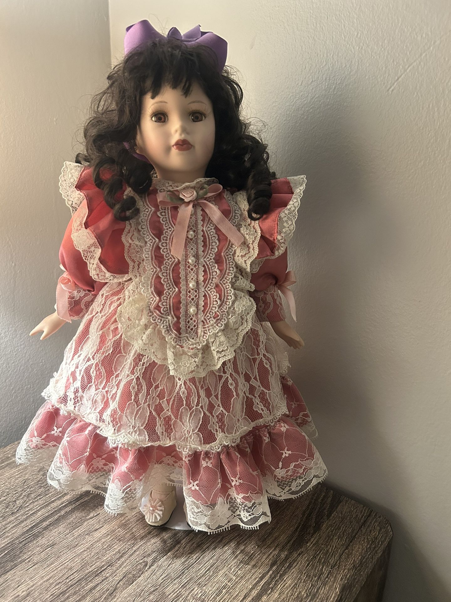 Angelina Collection Porcelain Doll 17”