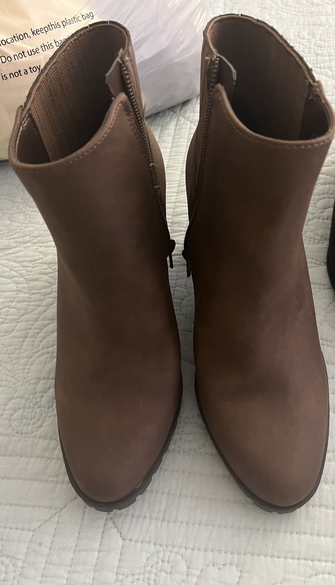 Kelly & Katie.  Boots