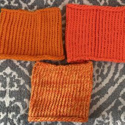 Blaze Orange Hunting Scarves 