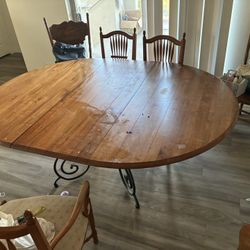 Table And 6 Chairs For Sale 