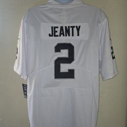 New Men's Raiders Jeanty White Jerseys Stitched