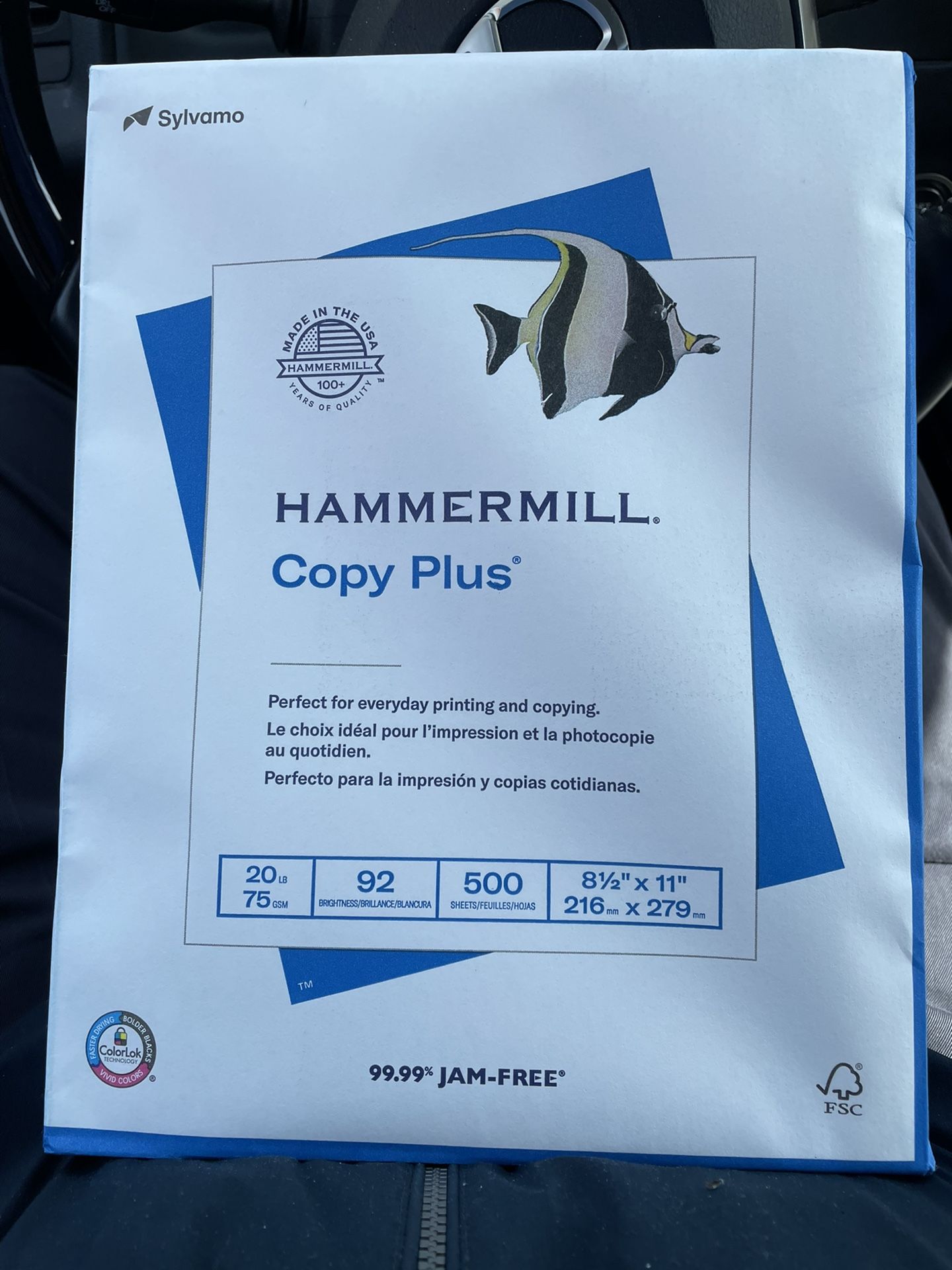 Ream Of 500 Sheets Copy Paper-$4