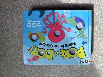 Melissa & Doug Poke-a-Dot! Who’s in the Ocean? Interactive Children's Board Book with Buttons to Pop, Educational Sensory Toy for Toddlers & Preschool