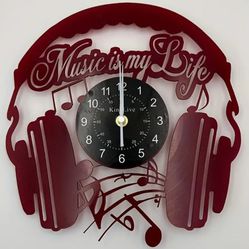 Music Record vinyl record  Clock. SHIPPING AVAILABLE 