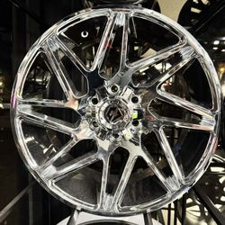 🔥 Gear Off Road 777C Wheels Complete Set – Chrome – 20x9 – 6x135 / 6x139.7 🔥