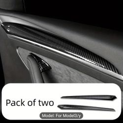 Customized Items For Your Tesla Model Y. (Door Handle Carbon Covers Mud)