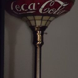Coca Cola Tiffany Floor Lamp