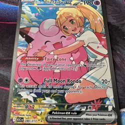 Pokemon Lillies Clefairy EX
