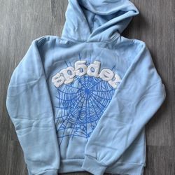 Sky Blue Sp5der Hoodie