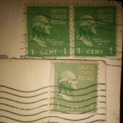 American 1cent Stamps