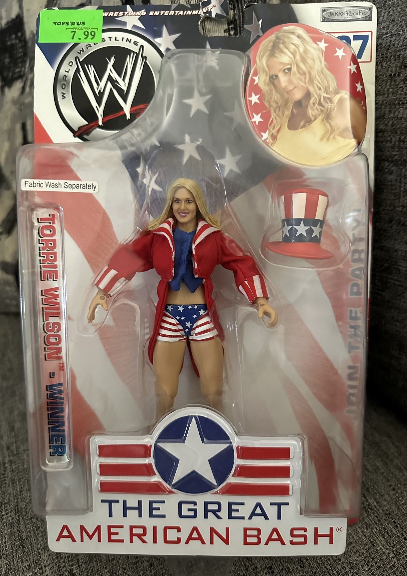 WWE Torrie Wilson USA Figure Wrestling Rock Stone Cold