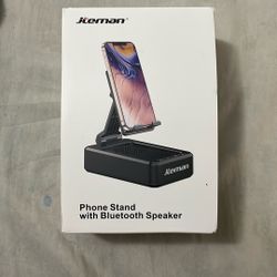 Phone Stand With Bluetooth Speaker