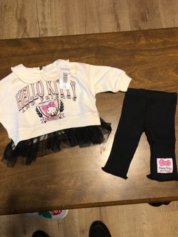 Hello kitty set 0/3 months new in bag