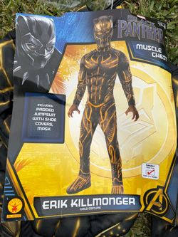 Black Panther Erik Kilmonger costume youth small 4/6
