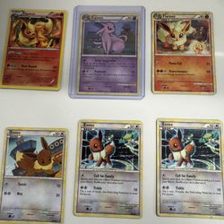 Evee, Flareo, and Espeons (Common)(Mod-Heavy Play)