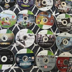 Xbox 360 Video Games (46) Used No Menu’s 