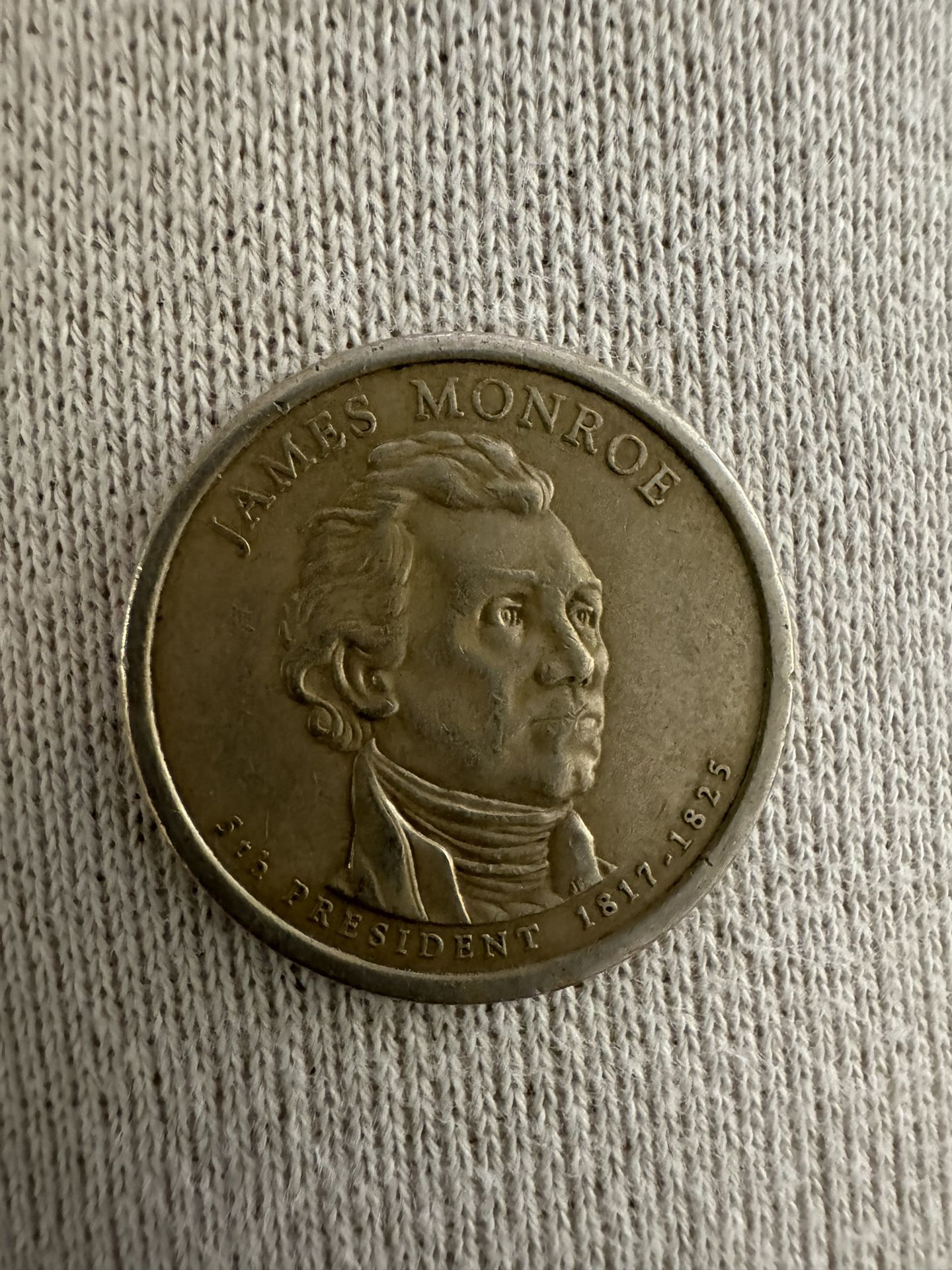 James Monroe Dollar Coin 
