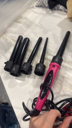 Curling Wand Set with Interchangeable Barrels