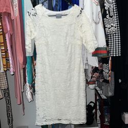 Off White Lace Dress