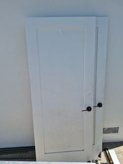 Solid wood core interior doors (white)