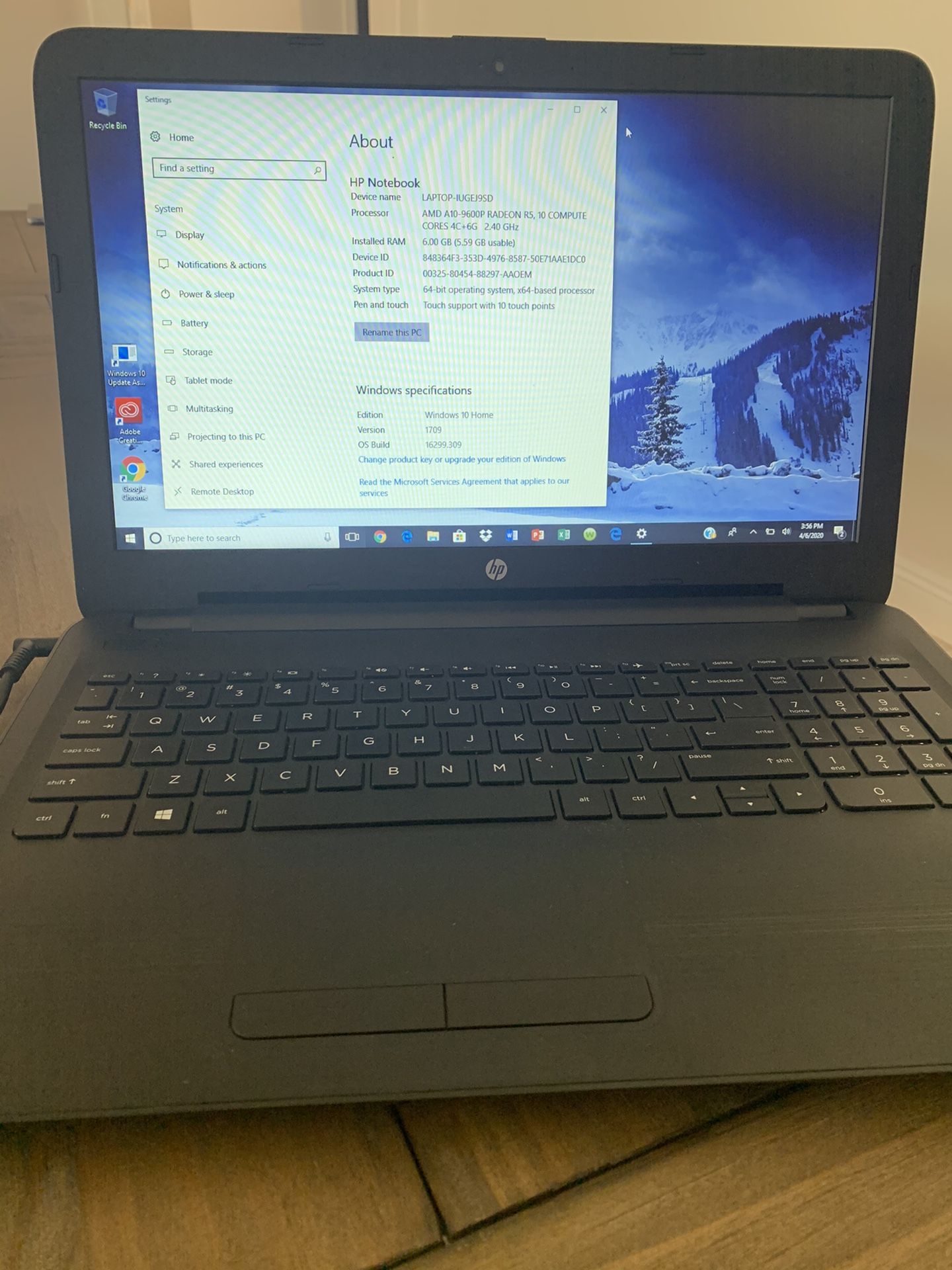 HP pavilion laptop touch screen