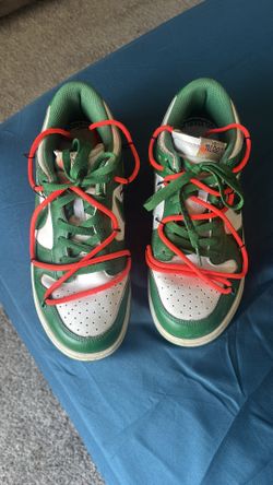 Off-White x Nike Dunk Low 'Pine Green'