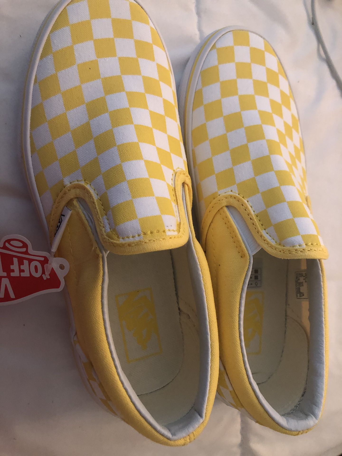 Yellow Checker Vans