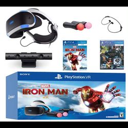 Iron Man VR Glasses VR Camera VR Joy cons 3 Of Them. 3 VR Games No Console is extra not free. $300! Bundles. Or trade are welcome PS5 PS4