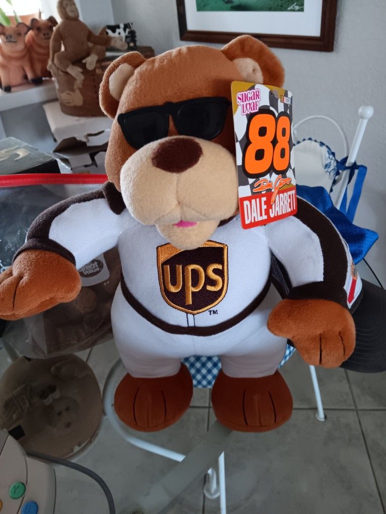 Nascar UPS Racing Bear