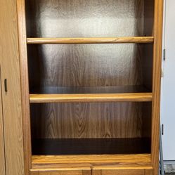 Bookshelf Bookcase With Lower Doors