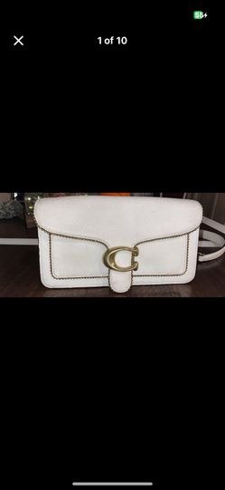  authentic coach 26 tabby shoulder bag with bead chain 