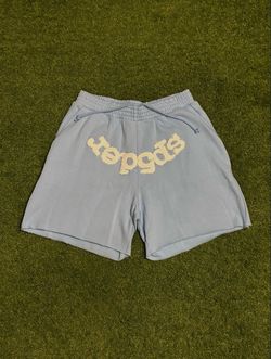 Sky Blue Sp5der Shorts