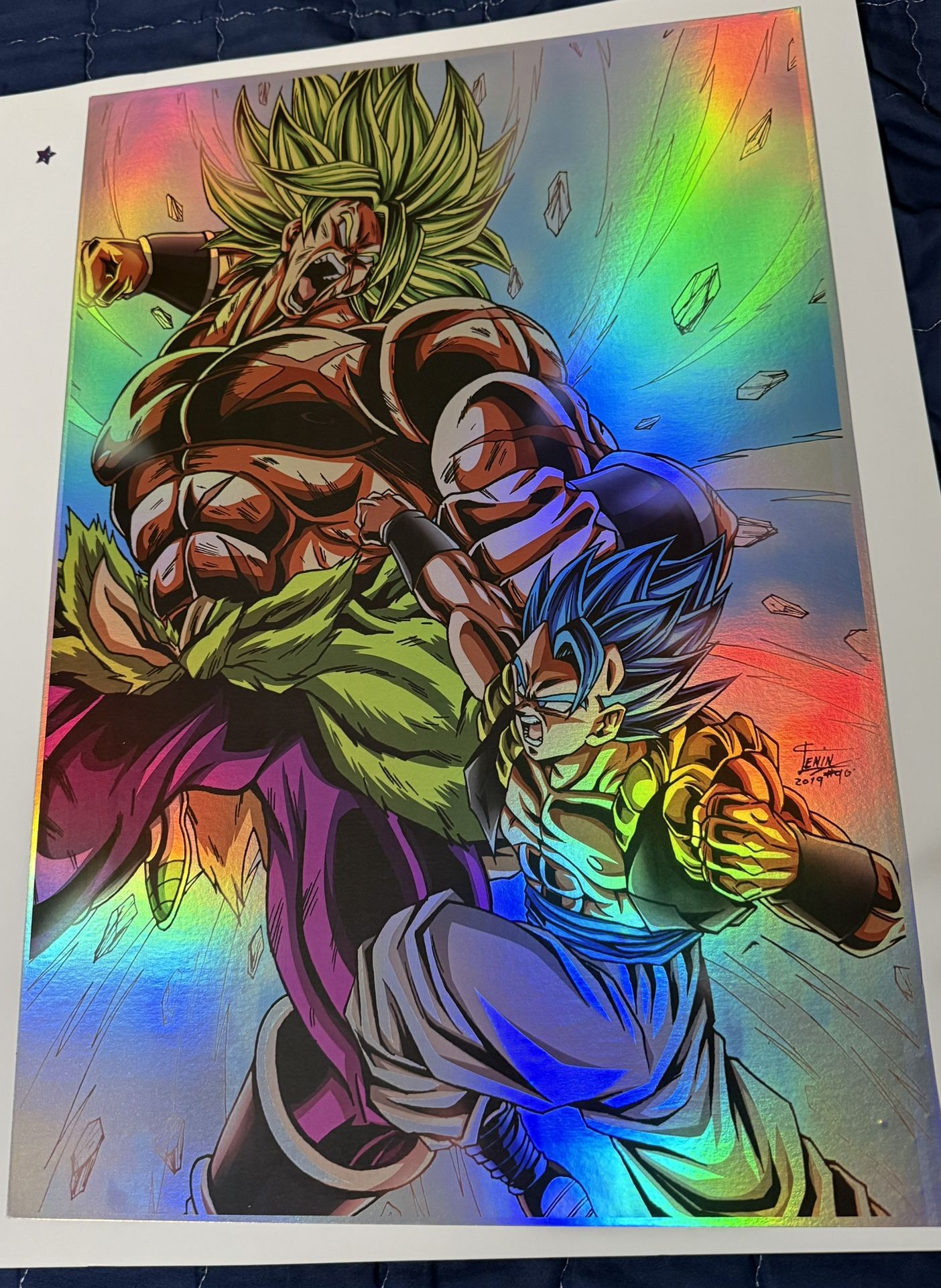 Broly vs Gogeta 13x19 Print