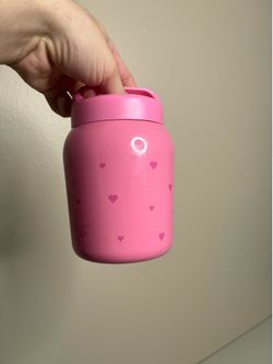 Paris Hilton Pink Heart Insulated Food Jar 16oz - Like New