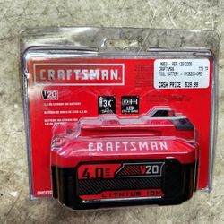 Craftsman 4 Ah 20v Battery 
