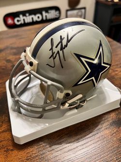 Troy Aikman Signed Dallas Cowboys Riddell Mini Helmet