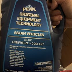 Blue Coolant For Asian Vehicles 