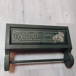 Vintage Gillette Safety Razor Box / Medicine Cabinet