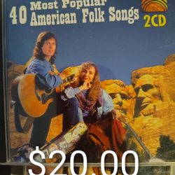Most Popular American Folk Songs CD