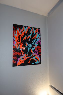 Hand-Painted Anime Canvas By LA Artist