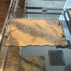 Handmade Resin Tray 