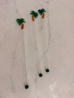 Cocktail stirs Palm Tree