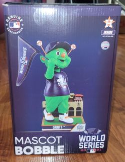 FOCO ORBIT Houston Astros Mascot 2021 Bobblehead World Series AL Pennant Flag Edition $100