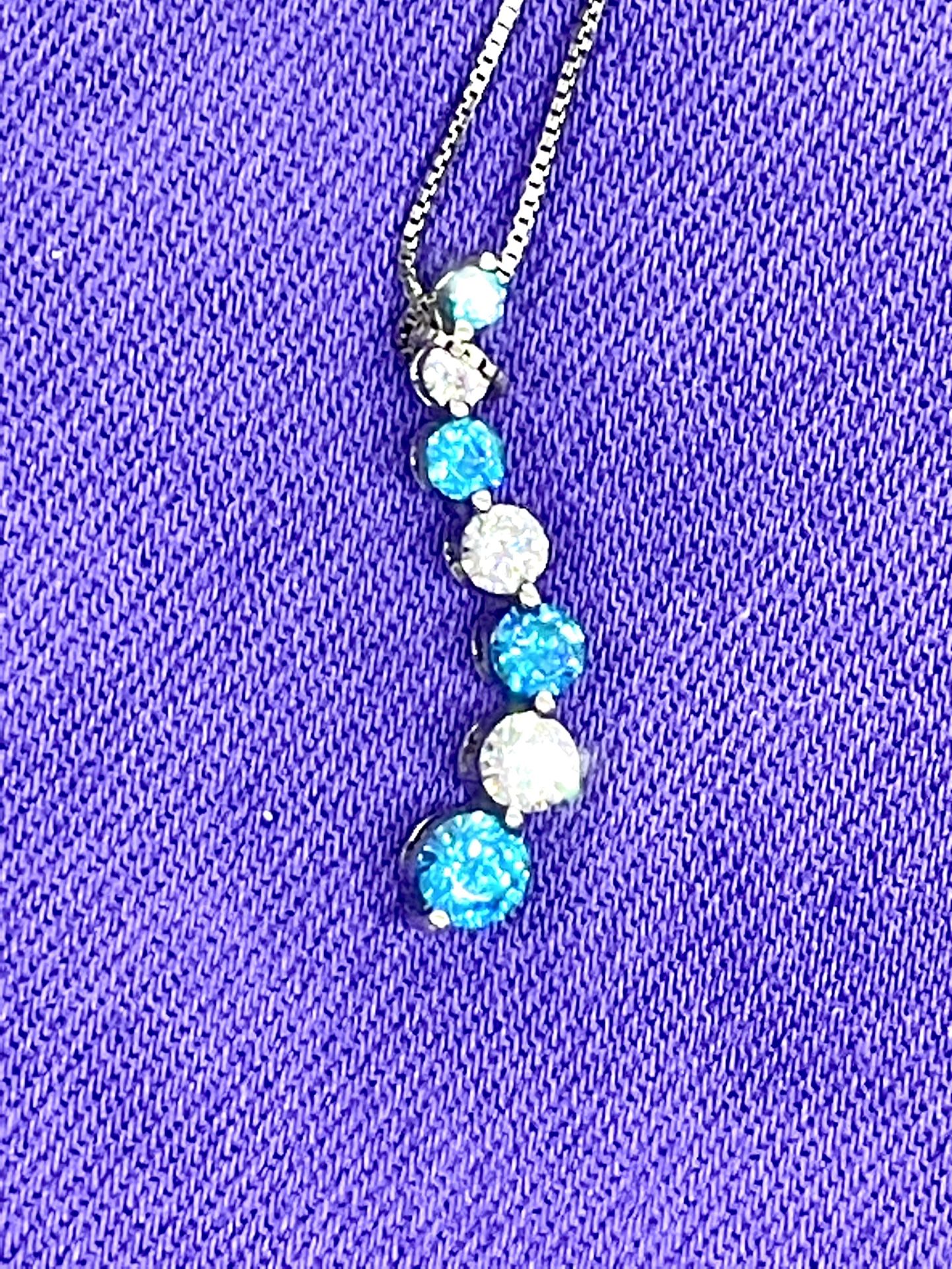Sterling Crystal Necklace