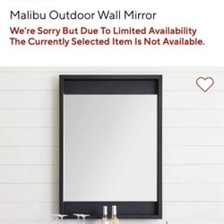 Set Of 2 New Pottery Barn Malibu Wall Mirrors